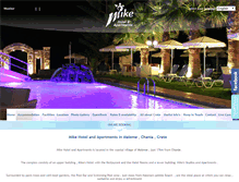 Tablet Screenshot of hotel-mike.com